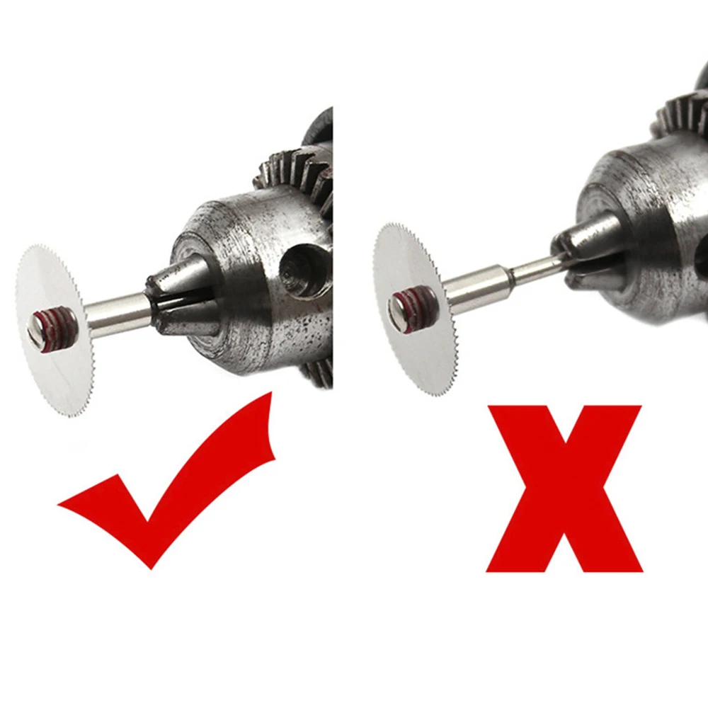 6Pcs Stainless Steel Circular Saw Blade Universal Cutting Wheel Set Rotary Tool Accessories Quick Cutting Disc for Wood PVC Pipe