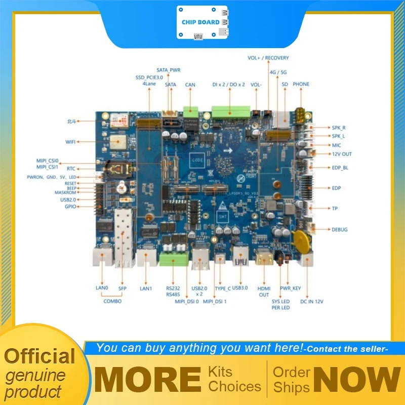 

Промышленная контроллерная плата Beqi BQ3588HM, на базе Rockchip RK3588 с AI NPU, поддерживает OpenHarmony, EulerOS, Ubuntu.