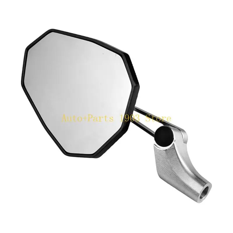 

E21C Vibration Resistant Bike Side Mirror Broad Coverage Motorcycle Rear View Mirror