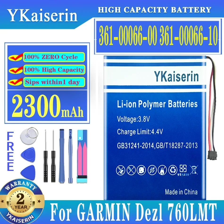 

Аккумулятор ykaisin для GARMIN дезл 760LMT 760LMT-D Nuvi 2757LM 2757 2689LMT 2699LMT-D 2797LMT 770LM 361-00066-00 361-00066-10