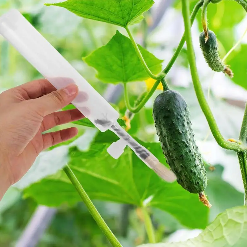พืชประดิษฐ์ Pollinating แปรงสําหรับเรือนกระจกมะเขือเทศแตงกวา Pollenator อุปกรณ์ต้นกล้าชอล์ก Pollinating ปากกา