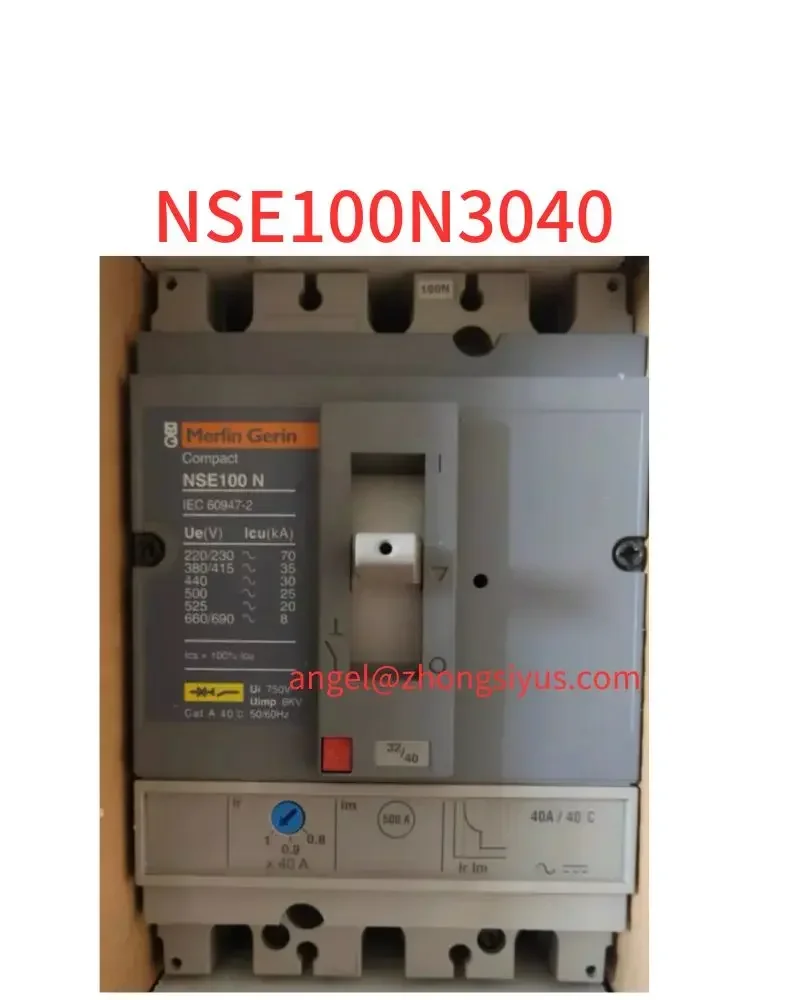 

New molded case circuit breaker NSE100N3040