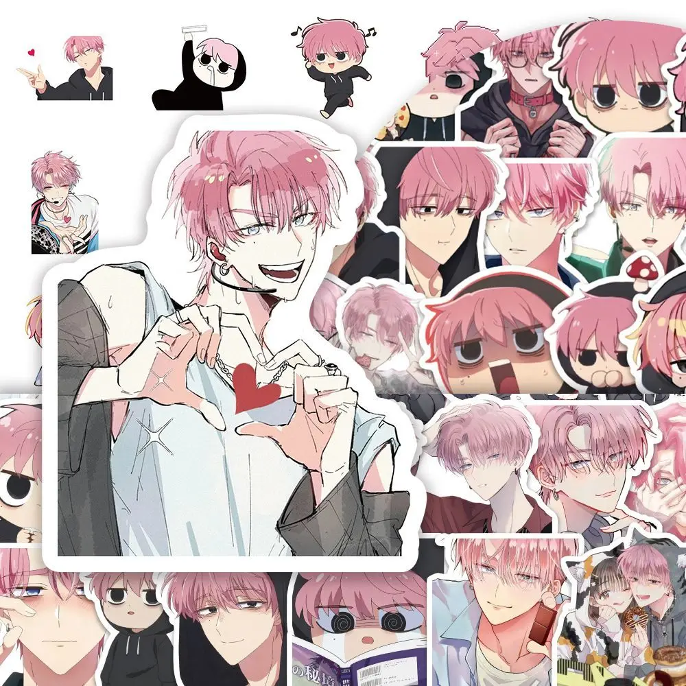 60pcs/set Anime Tamon's B-Side stickers Fukuhara Tamon Sakaguchi Sakura Waterproof Graffiti Stickers Phone Luggage DIY Decals