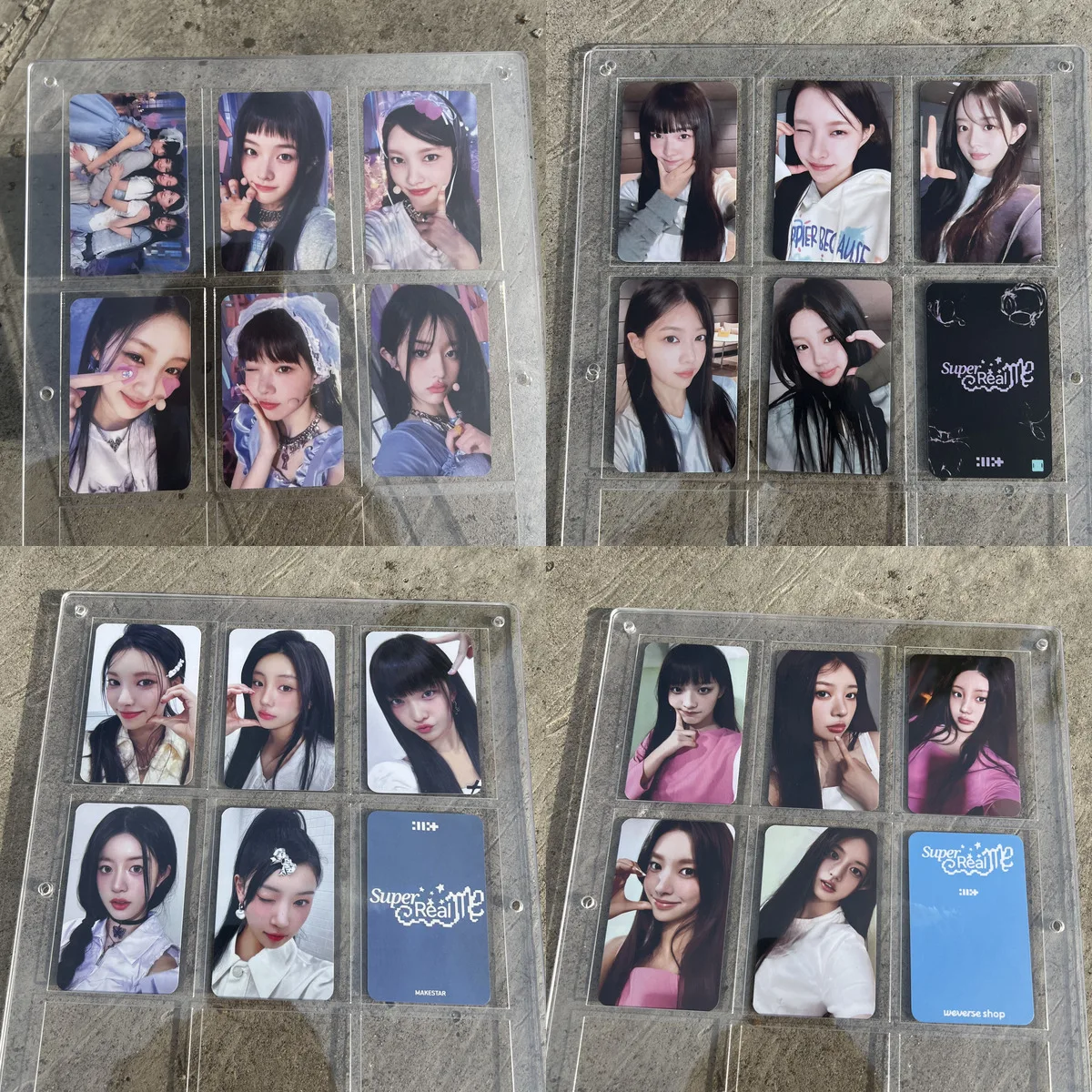 KPOP ILLIT New Album Super Real Me 5pcs Photocard MOKA IROHA WONHEE Peripheral LOMO Cards MINJU YUNAN Fans Gifts Postcards