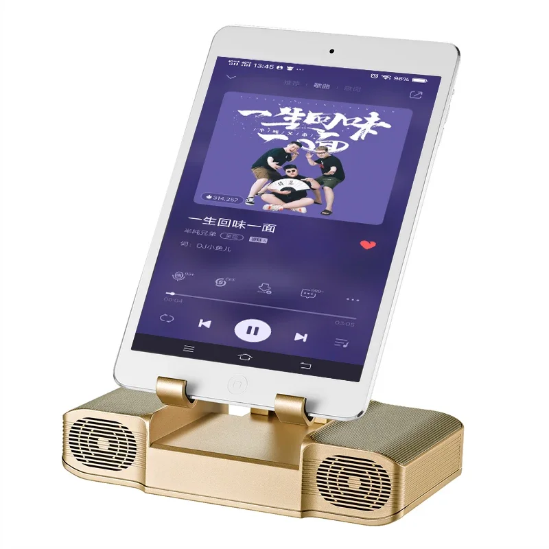 

1 Multifunctional tooth stereo desktop flat panel universal support frame loudspeaker high volume stereo home speaker