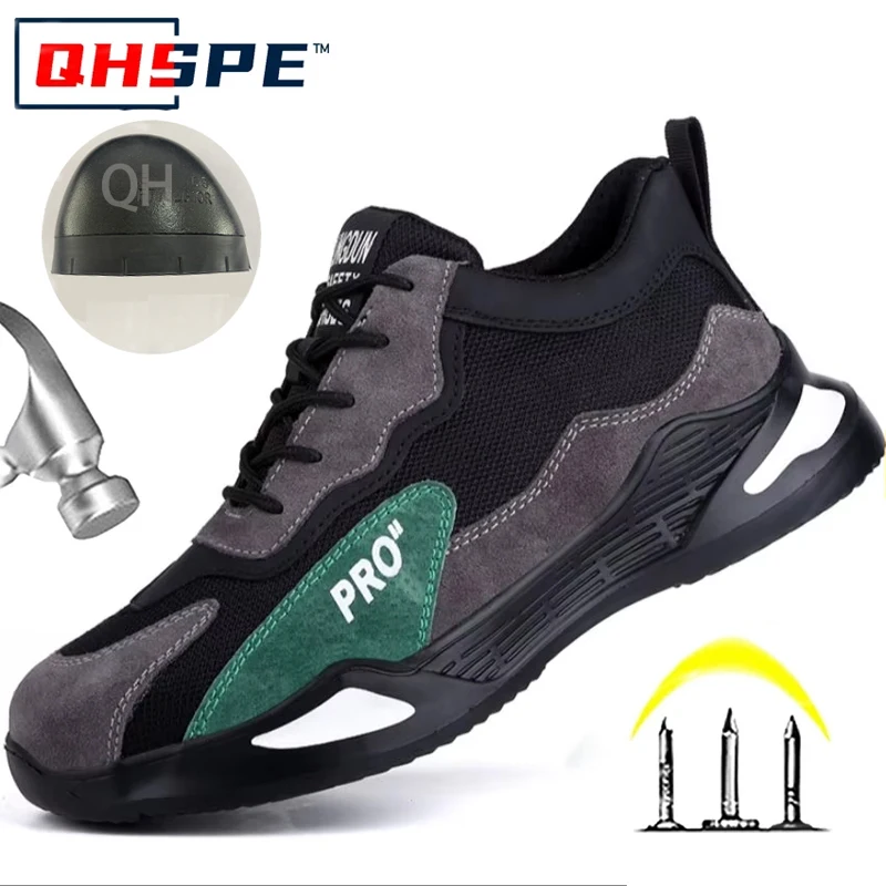 

Work Sneakers Men Indestructible Steel Toe Work Shoes Safety Boot Men Shoes Anti-puncture Working Shoes For Men Dropshipping