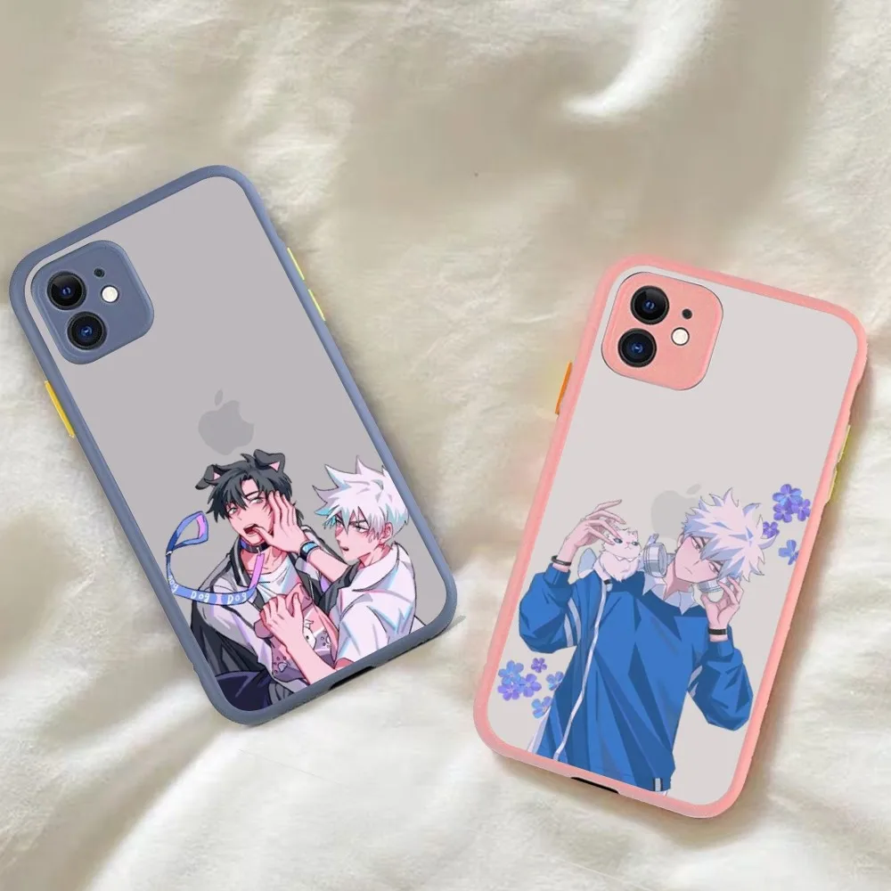 

Anime Link Click Time Agent Phone Case for iPhone 14 11 12 13 Mini Pro Max 8 7 Plus X XR XS MAX Translucent Matte Cover