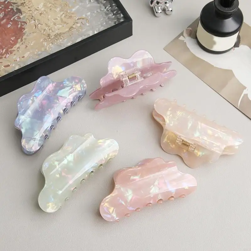 M6CD Bunte Haar Klaue Süße Klaue Clip Haar Klemmen Frauen Haar Styling Werkzeug für Dünnes Haar Französisch Stile Haar Halter