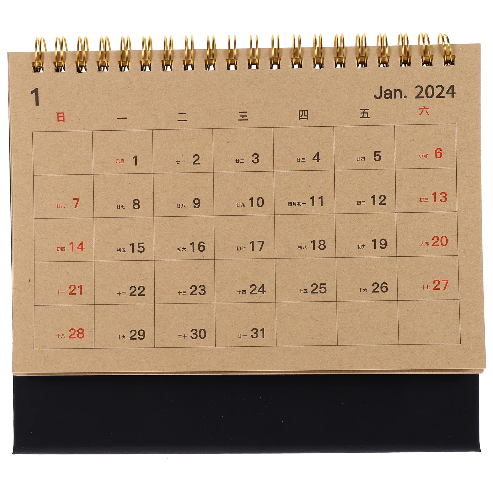 Delicate Desk Standing Decorative Month Sturdy Paper Material Affordable Price For Teachers Office Workers Use Desktop