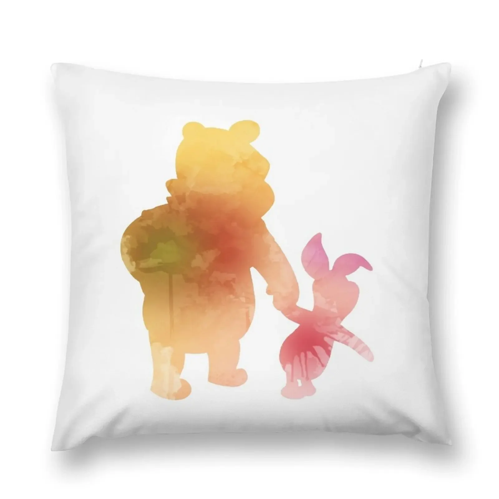 Bear and Pig Inspired Silhouette Throw Pillow Luxury Sofa Cushions christmas pillow case Sofa Cushion Cover pillow