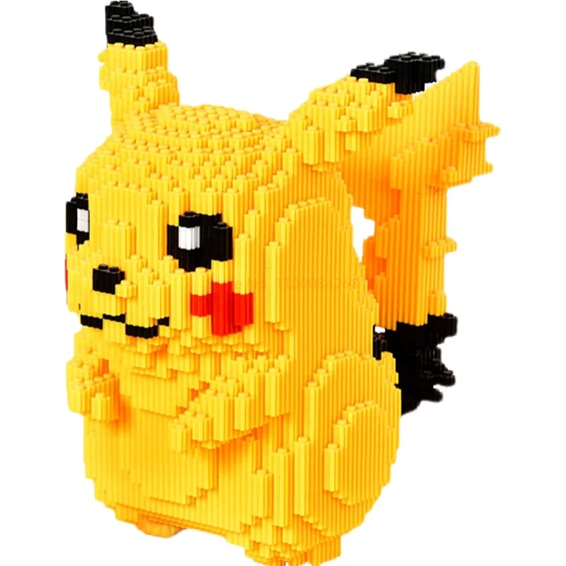 5210 stücke Anime Pokemon Pikachu Diamant Micro Bausteine Spiele Modell Mini Bricks Figur Schwierige Dekompression Spielzeug Geschenk