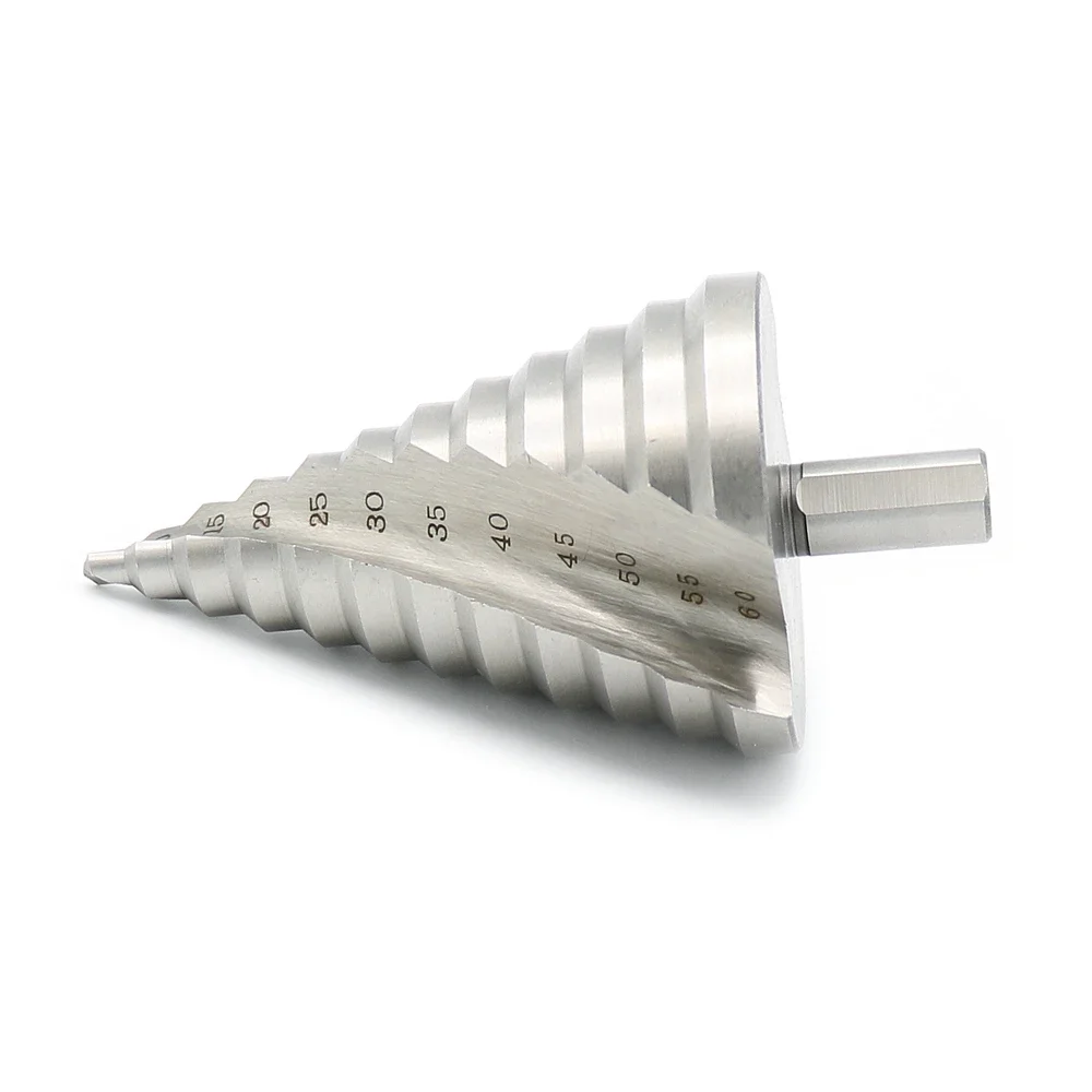 6-60mm Spiral alur mata bor langkah 12 langkah Reaming lubang potong alat bor Putar