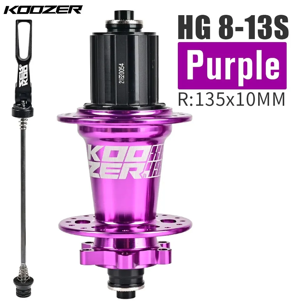 Koozer XM490PRO HG MTB Bicycle Hub 8 9 10 11 12S 28H 32H 36 Holes CRMO Steel Axle 100 135 QR 142 THRU 6 Bolts Bike Parts