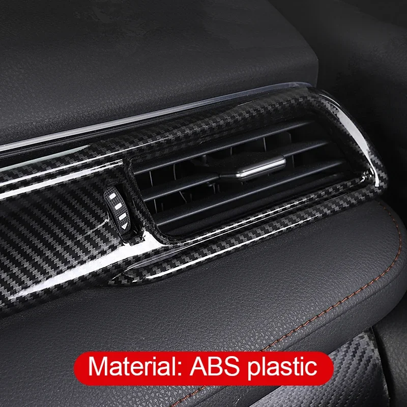 ABS Car Center Control Dashboard Frame Trim Strip Interior Decor Stickers For Toyota Camry XV70 70 2018 2019 2020 2021 2022 2023