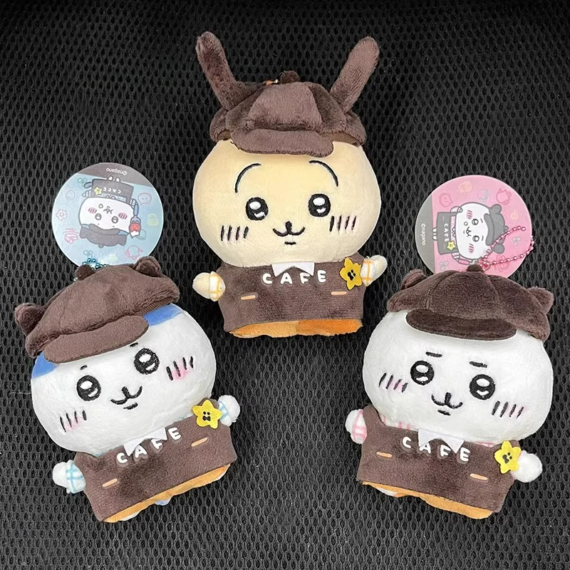 

Chiikawa Hachiware Usagi Cute birthday gift backpack keys Barista plush pendant 14cm