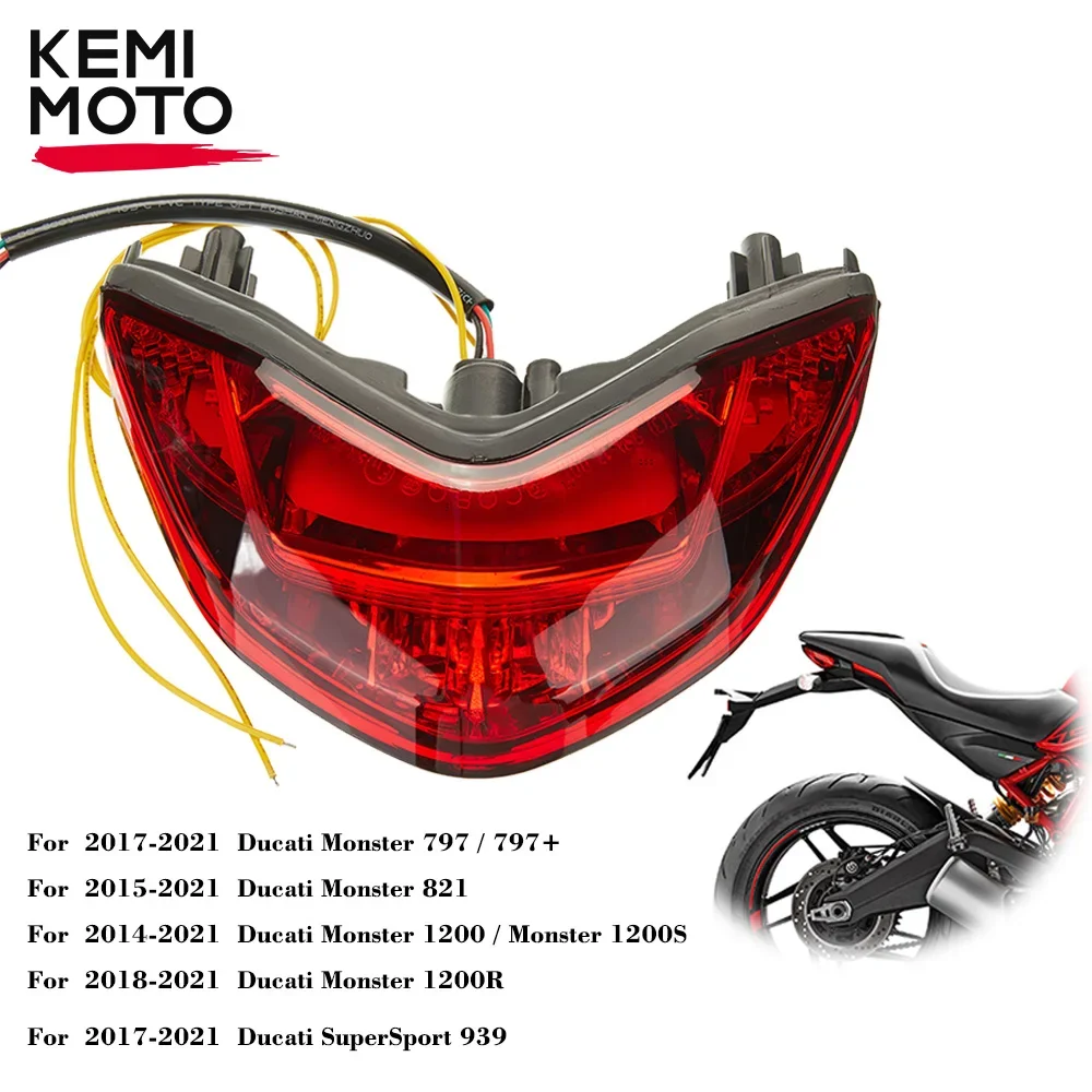 

LED Tail Light Integrated Turn Signal Lamp For DUCATI MONSTER 797 821 Super Sport S 939 Brake Blinker Motorcycle Accessories