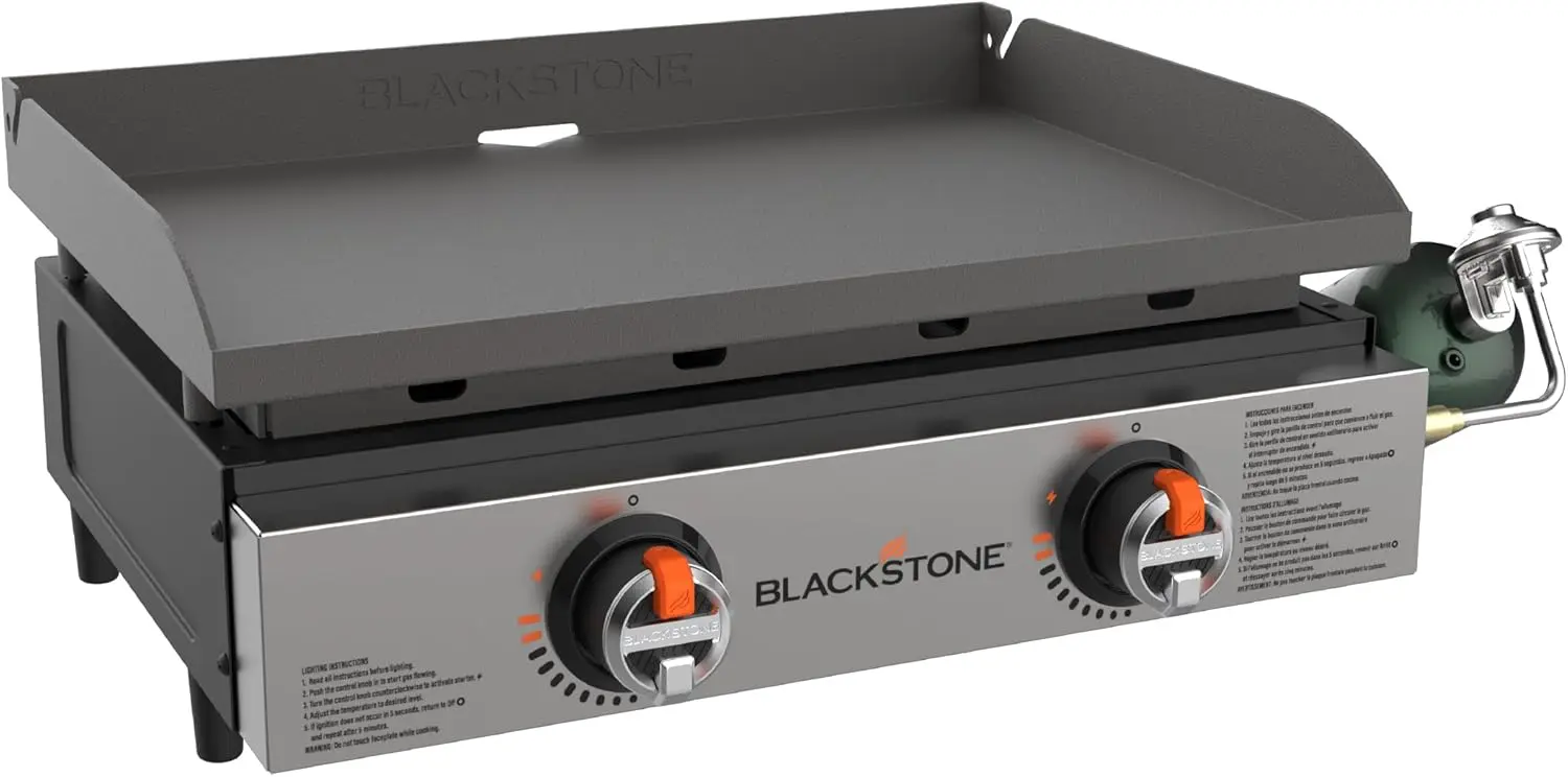 

Blackstone 2203 22-дюймовая оригинальная настольная сковорода-гриль с пластиной для приготовления мяса, сталь с порошковым покрытием, черная