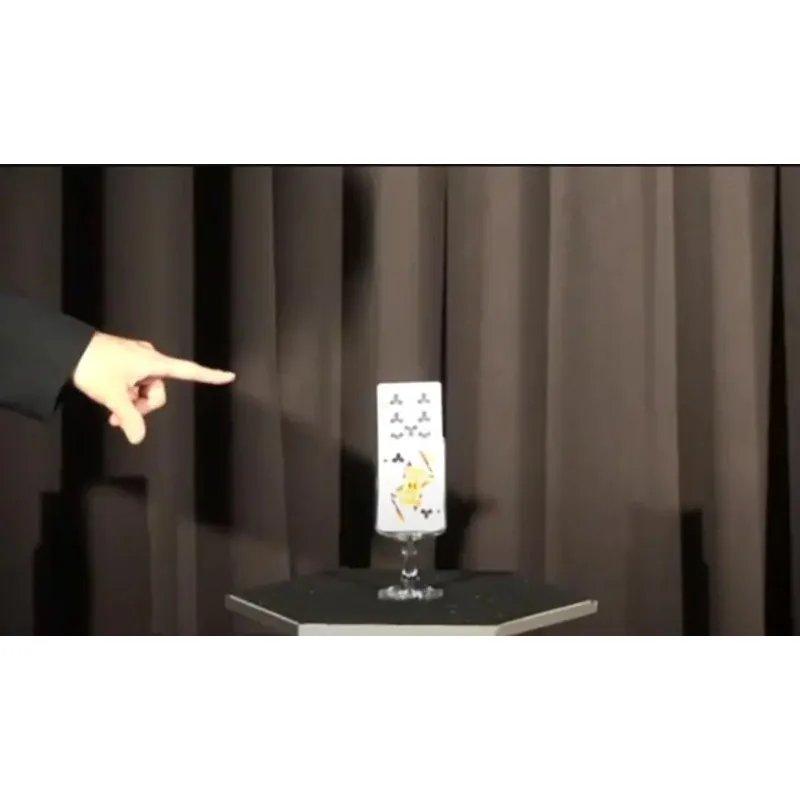 Card Rise Poker Magic Trick Stage Magic Props Illusions Mentalism Magic Gimmick Magician Chosen Card Rising Funny