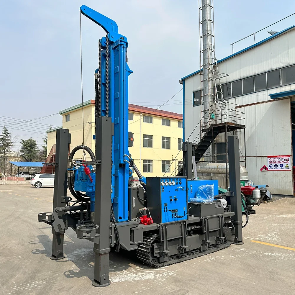 Customized High-Performance SM300 Crawler Water Well Drilling Rig With Integrated Mud Pump