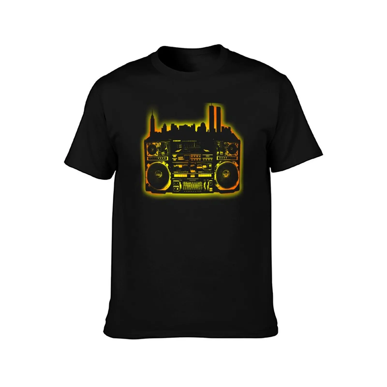 Boombox City T-Shirt Minimal Art Print T-Shirt