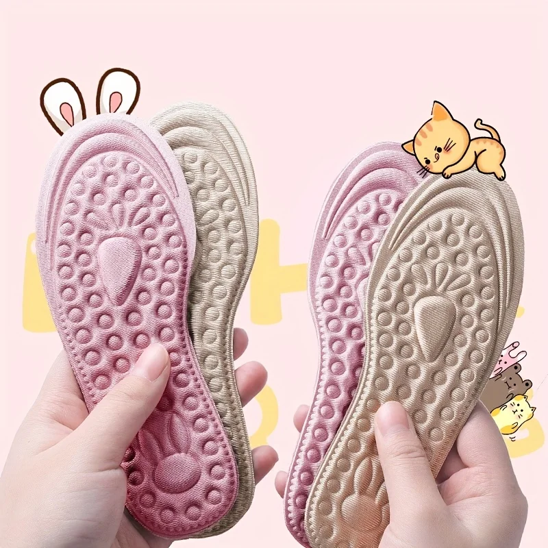 Children Memory Foam Insoles Breathable Sweat Absorbing Boy and Girl Free Tailor Sport Soft-soled