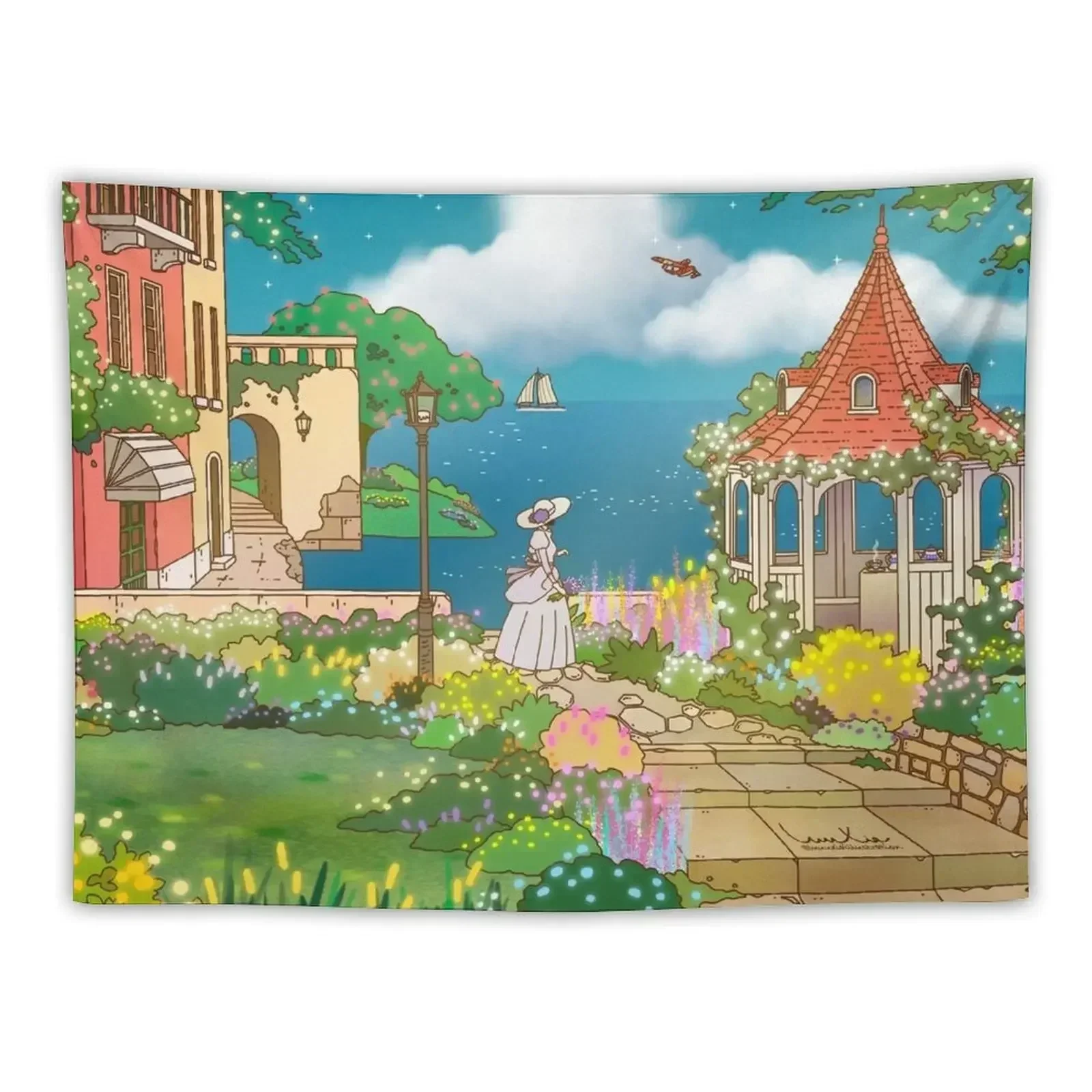 

Private Garden Tapestry Room Decorations Aesthetic Home Decorating Wall Hanging Wall Decor Home Tapestry