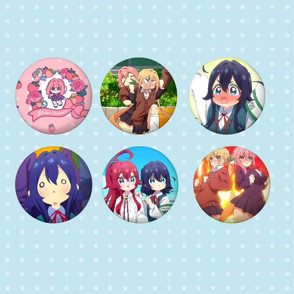 Anime The 100 Girlfriends Who REALLY Love You Cover Brooches Funny Meme Badge Fashion Jewelry Gifts