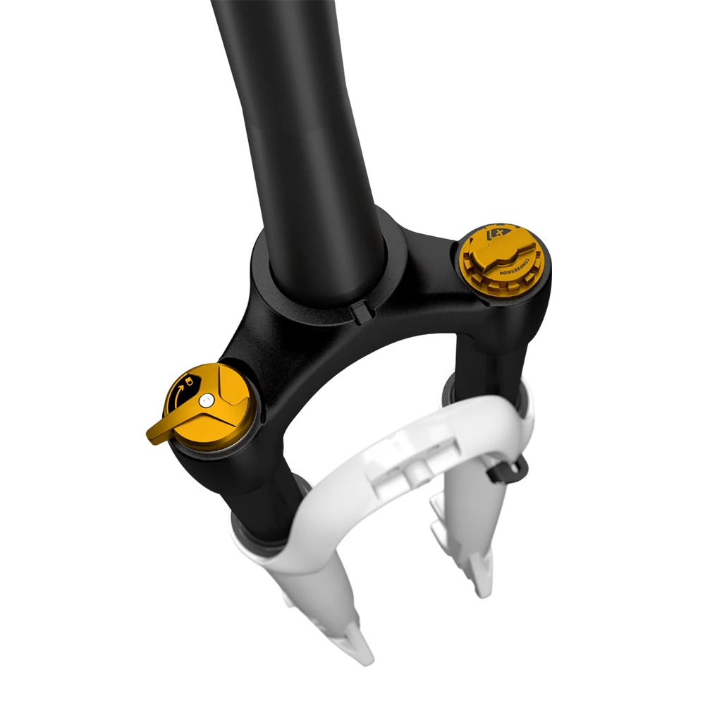 

YTYIN Air Spring Hydraulic Lock-Out Suspension Aluminium 700C Bicycle Fork Trade Front Fork for Bicycle