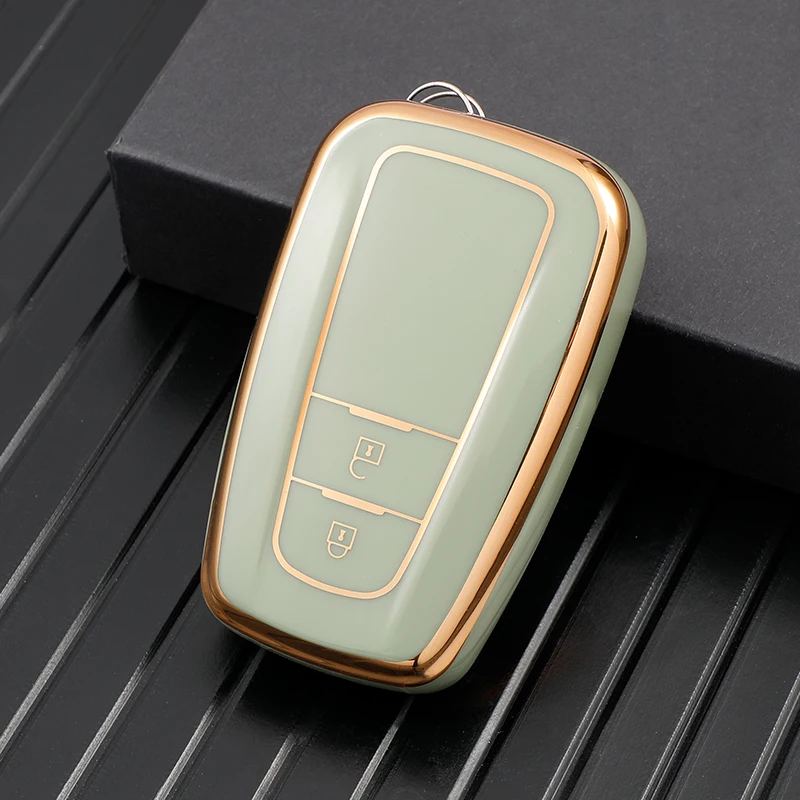 New TPU Car Remote Key Case Cover Shell for Toyota Corolla Prius Camry CHR C-HR RAV4 Altis Land Cruiser Prado Protector Keyless