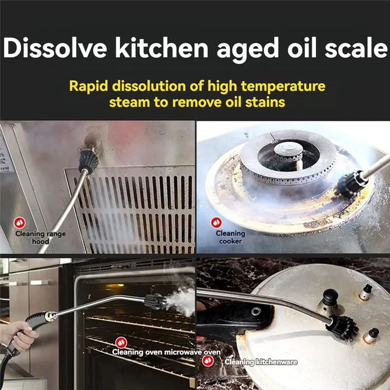 

B62B-Портативная машина для очистки пара, 1500 Вт, пароварка высокого давления, температура, дезинфекция, струйная стиральная машина под давлением, вилка стандарта США C