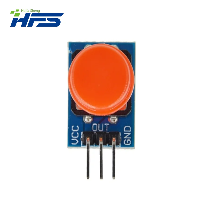 5 Stuks 12X12Mm Grote Sleutelmodule Grote Knop Module Licht Touch Schakelaar Module Met Hoed Hoog Niveau Output Voor Arduino