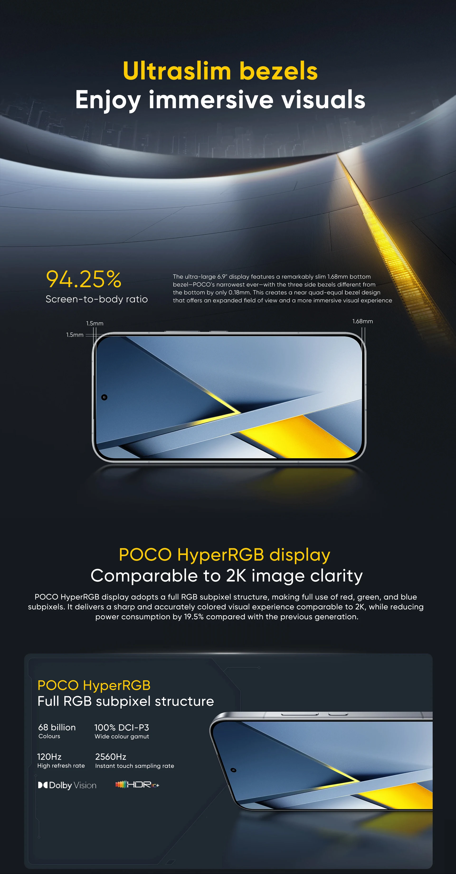 Smartphone POCO F8 Ultra 5G Global Version Snapdragon® 8 Elite Gen 5 6.9' Eye-care AMOLED Display 6500mAh 100W HyperCharge NFC