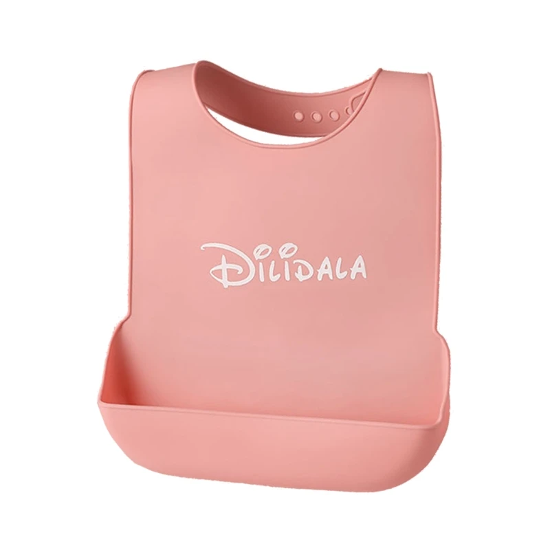 Silicone Bib Elderly Aged Senior for Citizen Silicone Bibs Food Catcher Pocket Disabled Adults Mealtime Cloth Protector