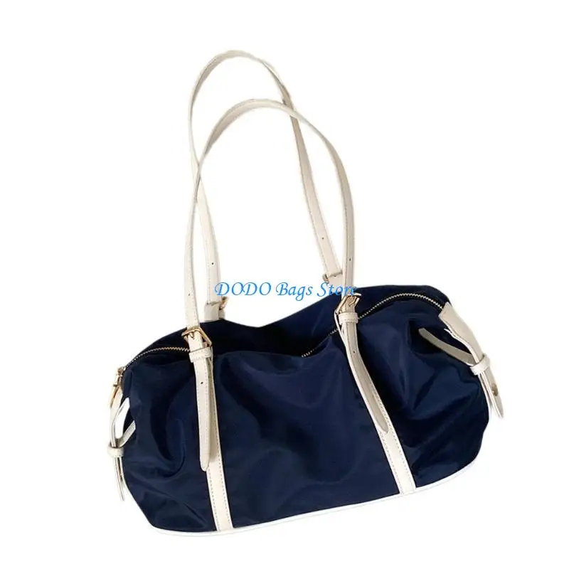 

Women Bag Large Capacity Shoulder Bag Casual Armpit Bag Nylon Handbag All-matching Underarm Bag Simple Commuting Bag