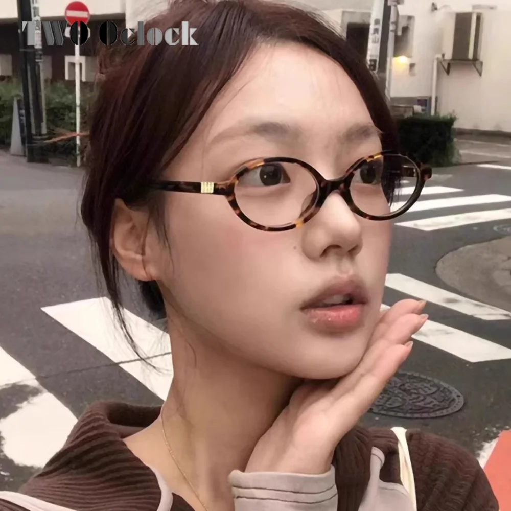 Retro Small Oval Woman\'s Eyeglasses Frame Women Vintage Glasses Sunglasses UV400 Eyewear Female Oculos