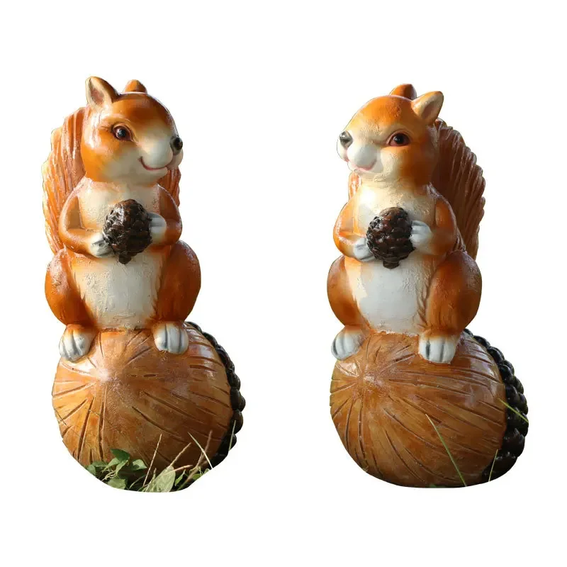 

Outdoor, simulation, squirrel, ornament, resin, garden, courtyard, small animal