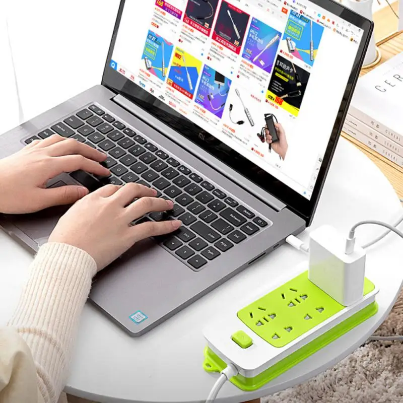 Multi-function Power Strip Safe And Reliable Convenient Switch Ribbon Power Strip Perforated Power Socket Usb Charging Bar 2500w