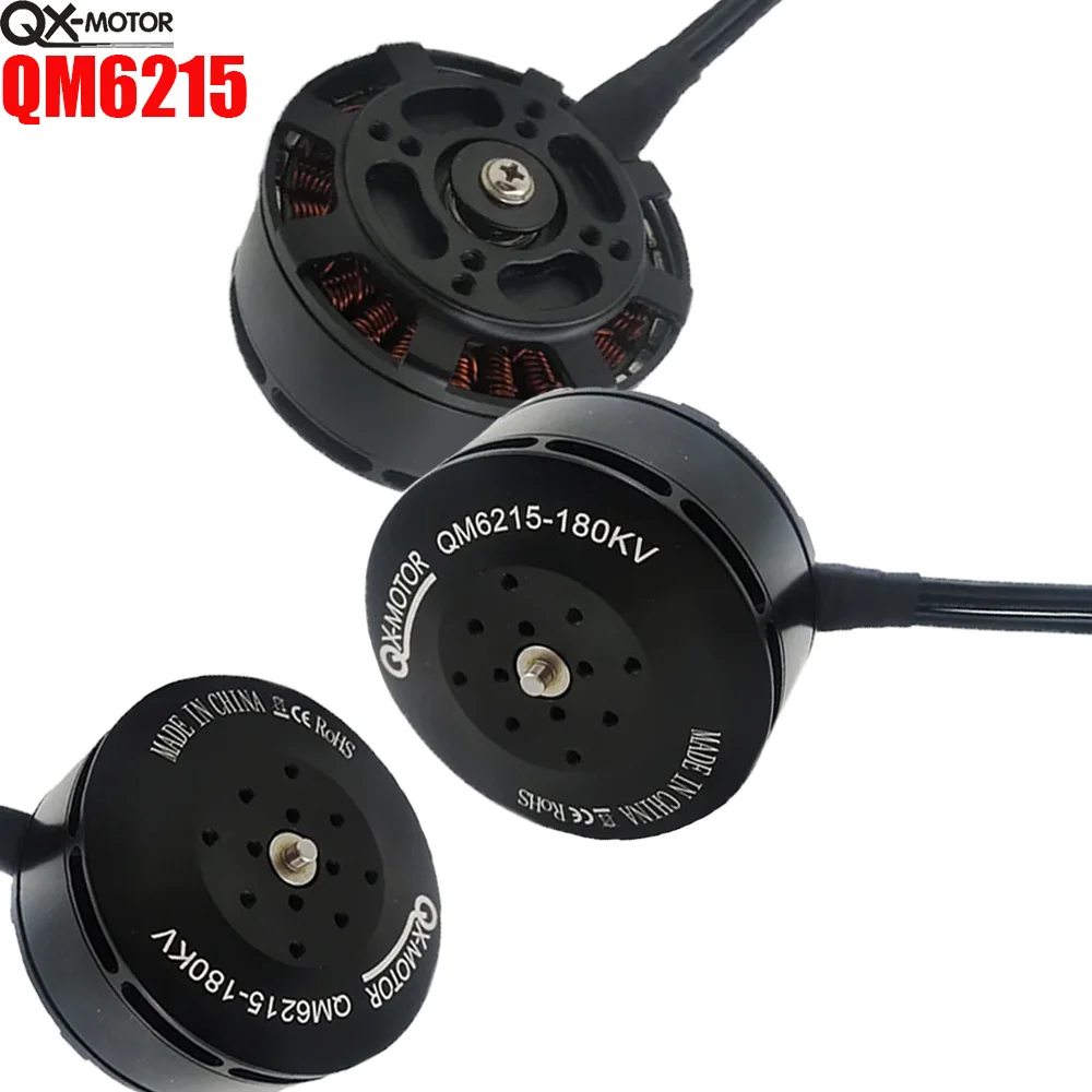 QX-Motor QM6215 180KV Brushless Motor CW CCW For RC Remote control toys Plant Protection UAV