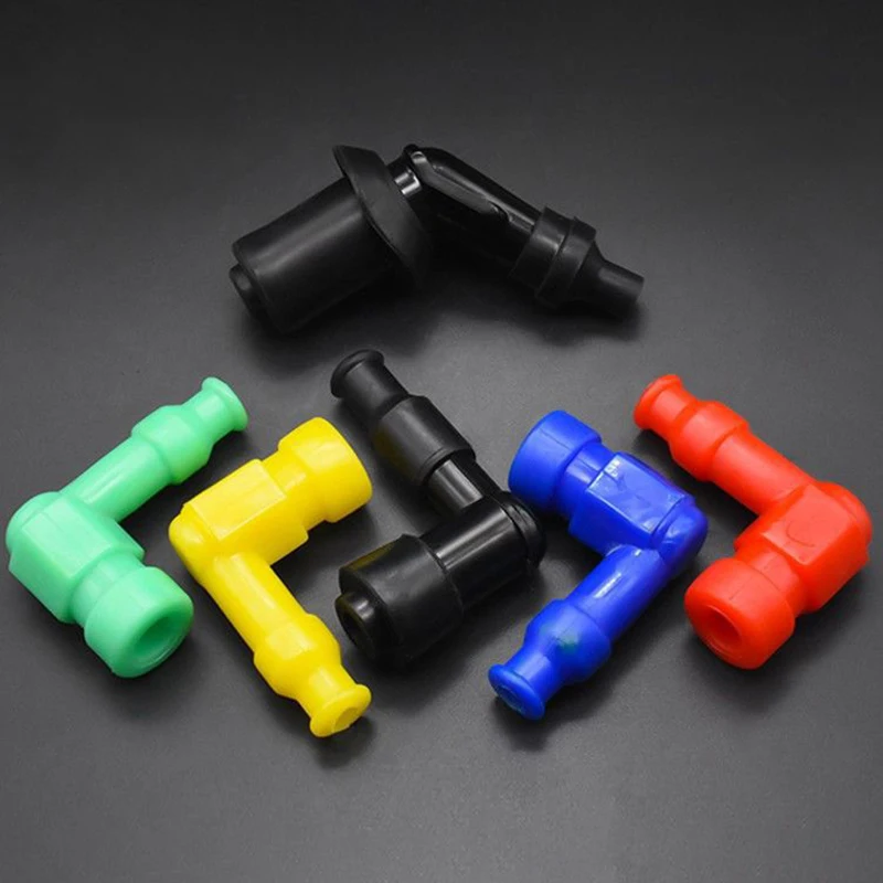 

Motorcycle High Performance Spark Plug Cap Universal Rubber Lgnition Spark Plug Cap For Quad Buggy Motorbike ATV Scooter Bike