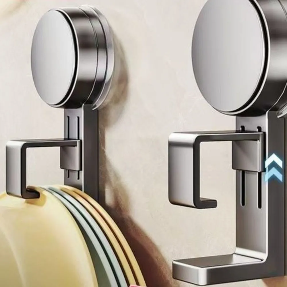 

Useful Suction Cup Washbasin Hook Adjustable Wall Mounted Household Hanging Shelf Space Saving Multi-Purpose Bathroom Bracket