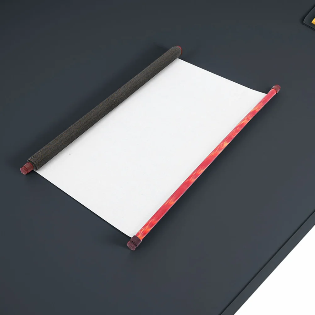 Tapis de calligraphie réutilisable en tissu d'écriture à l'eau, Style défilement, Texture douce et Durable pour les débutants en pratique de la peinture au pinceau chinois
