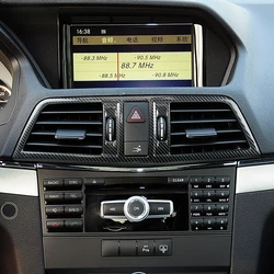Car For Mercedes Benz E Class Coupe W207 C207 2009-2013 Console Air Condition Outlet Frame Decoration Sticker Carbon Fiber Color