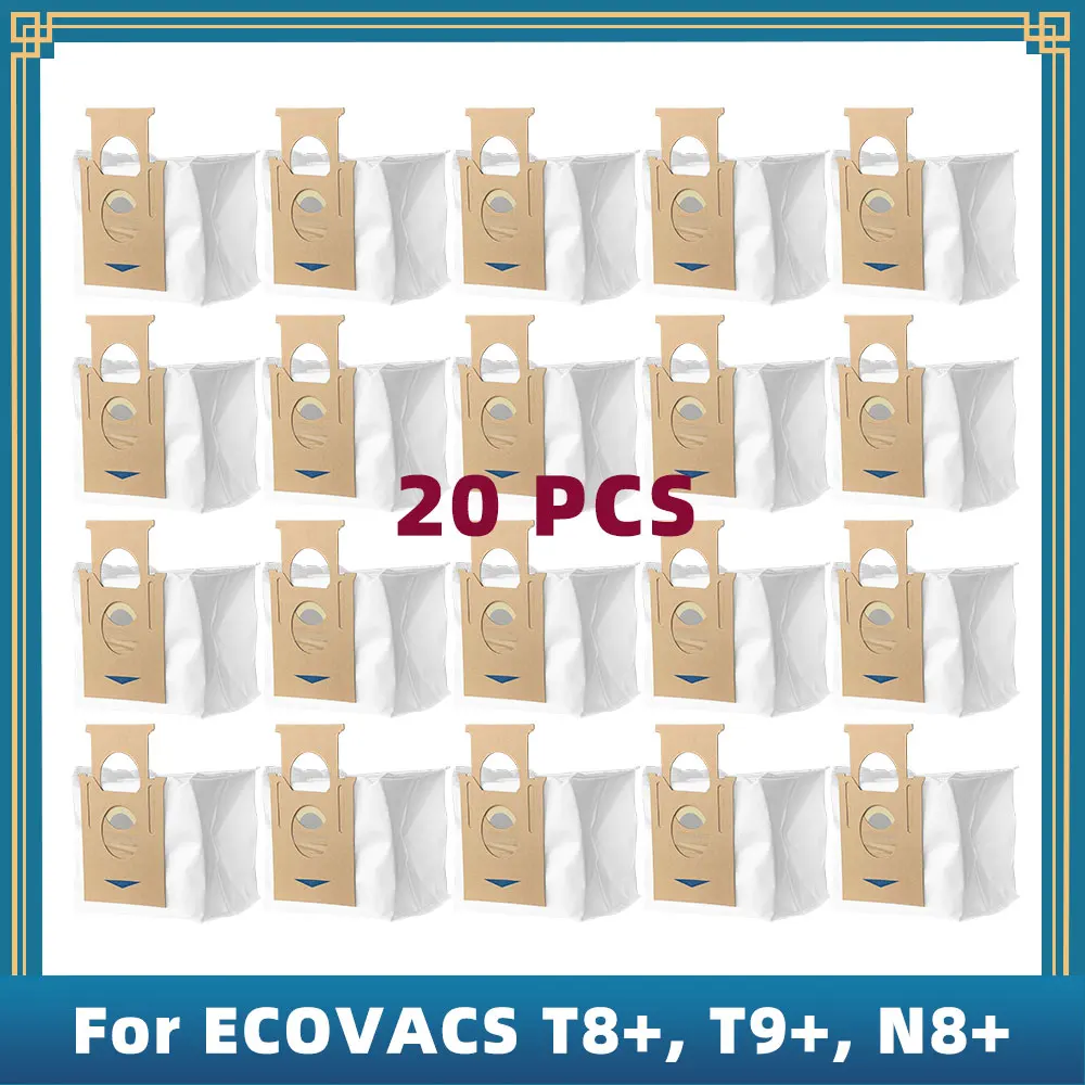 Compatible For ECOVACS DEEBOOT OZMO T8+, T8 AIVI+, T9+, T9 AIVI+, N8+, N8 PRO+, N10 PLUS Replacement Parts Accessories Dust Bag