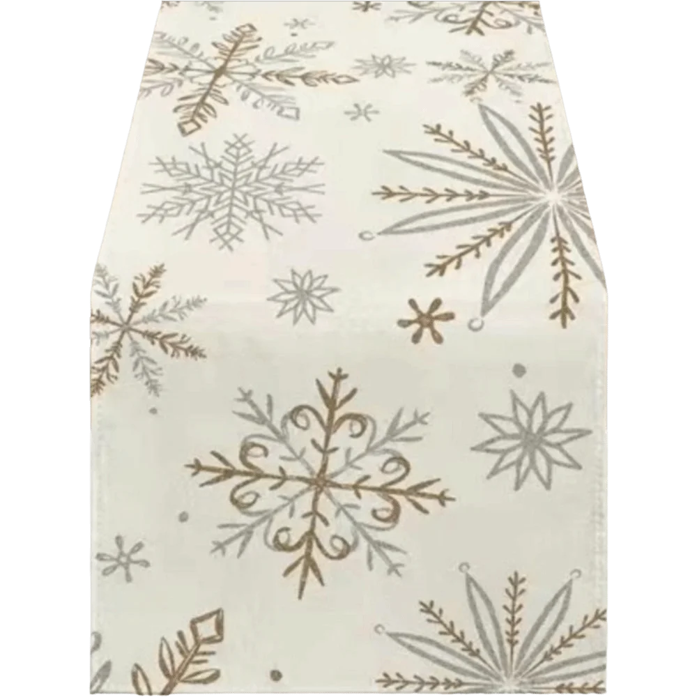 Gift Santa Claus Christmas Table Runner Reindeer Snowflake Christmas Table Flag Desk Decor Snowman Xmas Tablecloth Festival