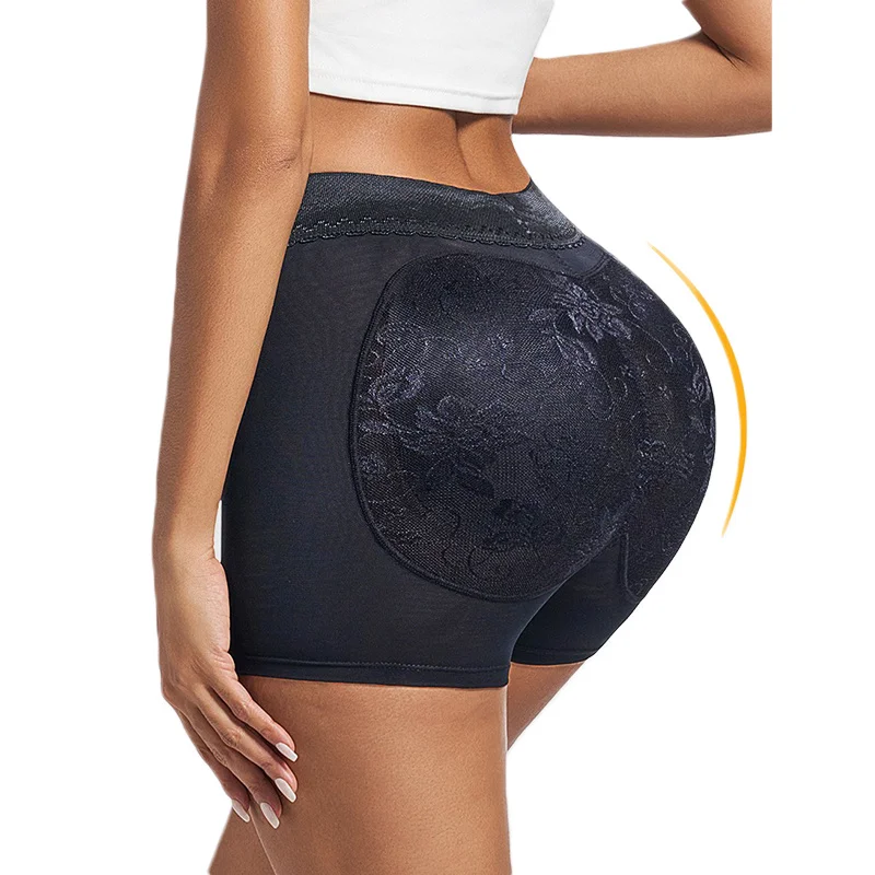 GUUDIA 엉덩이 푸시 업 Shapewear 반바지 레이스 자카드 메쉬 통기성 엉덩이 강화 팬티 엉덩이 리프트 업 팬티 여름 셰이퍼