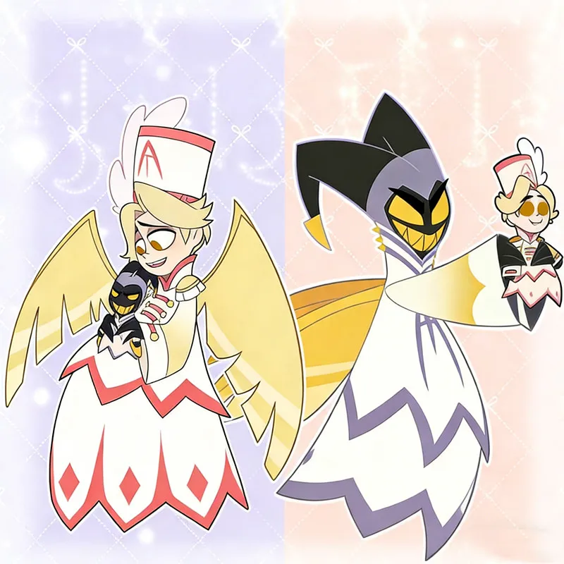 ha2bin Hotel Star Schlüsselanhänger Adam&Abel Paar, ein süßes und lustiges Spielzubehör, ein Must-Have-Zubehör