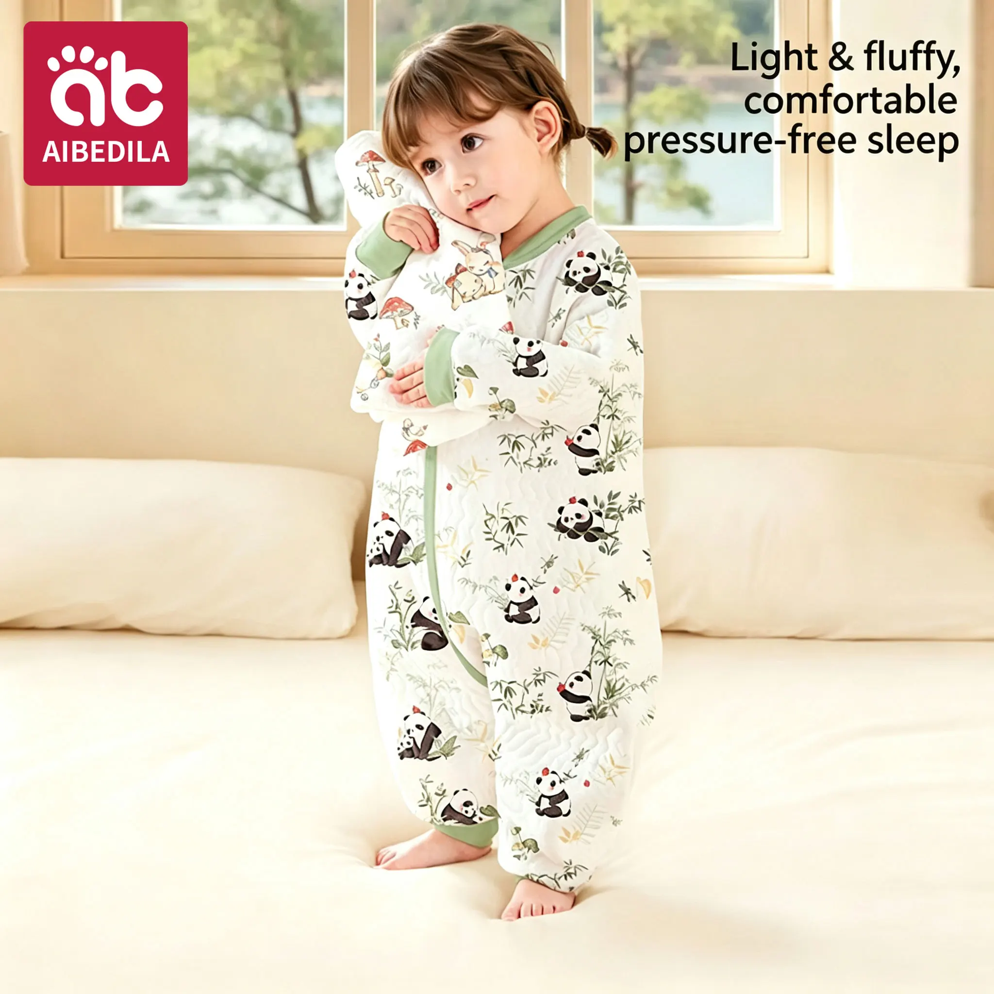 aibedila-toddler-sleeping-bag-winter-thermostatic-cotton-air-layer-long-sleeve-split-leg-baby-sleepsack-anti-kick-quilt