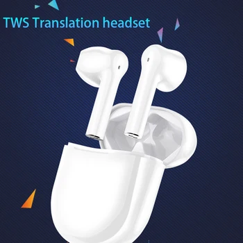 Translation headphones 50+ languages ​​instant smart voice translator wireless Bluetooth translator earphone