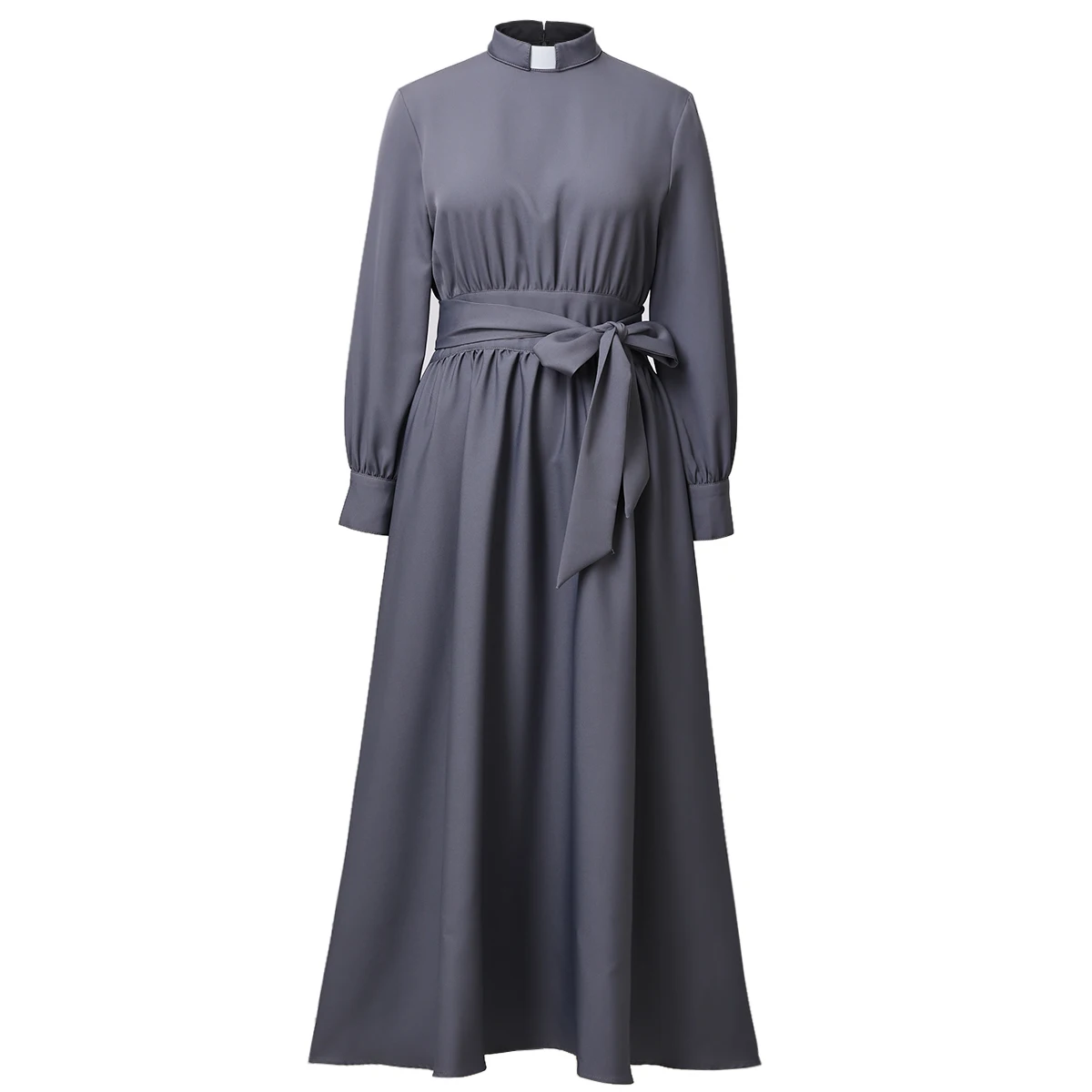 Tab Collar Clergy Dress for Women Minister Costume