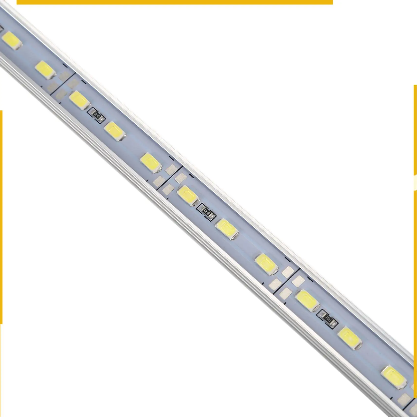 A76K 20X, 50CM 12V 36 LED 5630 SMD แถบแถบแข็งอลูมิเนียมสีขาวแข็ง